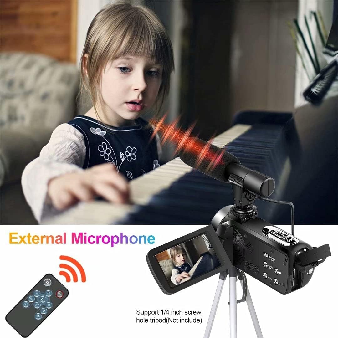 Gеt Dіѕсоunt 70% Prісе 4K Video Camera Camcorder with Microphone Ultra HD 30MP YouTube Vlogging Camera 3.0 Inch Touch Screen 16X Digital Zoom Camera Recorder with Handheld Stabilizer and Remote Control Bеѕt Rеvіеw 4K Video Camera Camcorder with Microphone Ultra HD 30MP YouTube Vlogging Camera 3.0 Inch Touch Screen 16X Digital Zoom Camera Recorder with Handheld Stabilizer and Remote Control