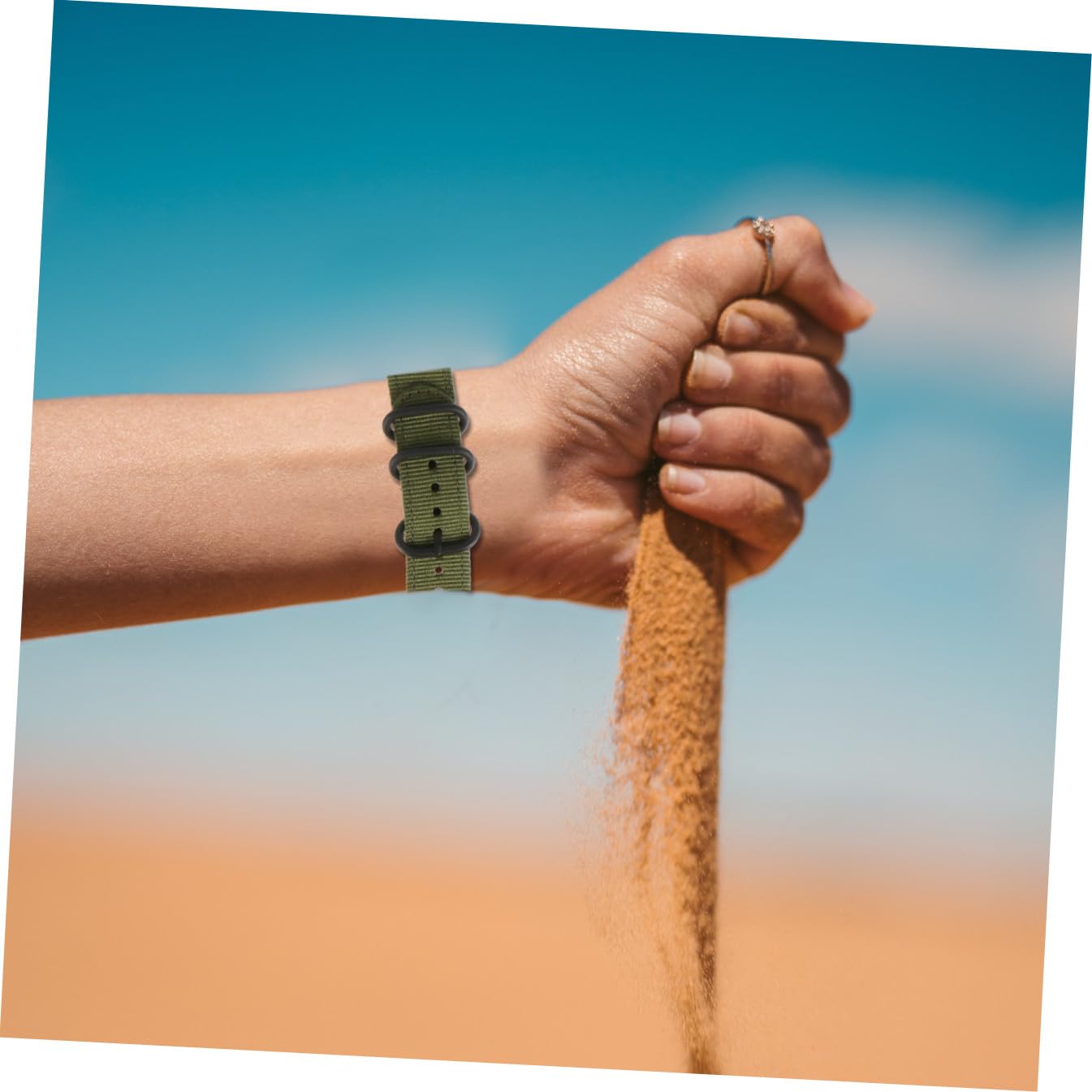 jojofuny 2 Pièces Bracelet En Nylon Montre Sport 6S