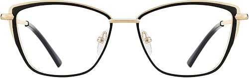 Miniatura 10 de TIJN Elegantes lentes de bloqueo de luz azul de metal Cateye para mujeres y hombres (Ginevra)