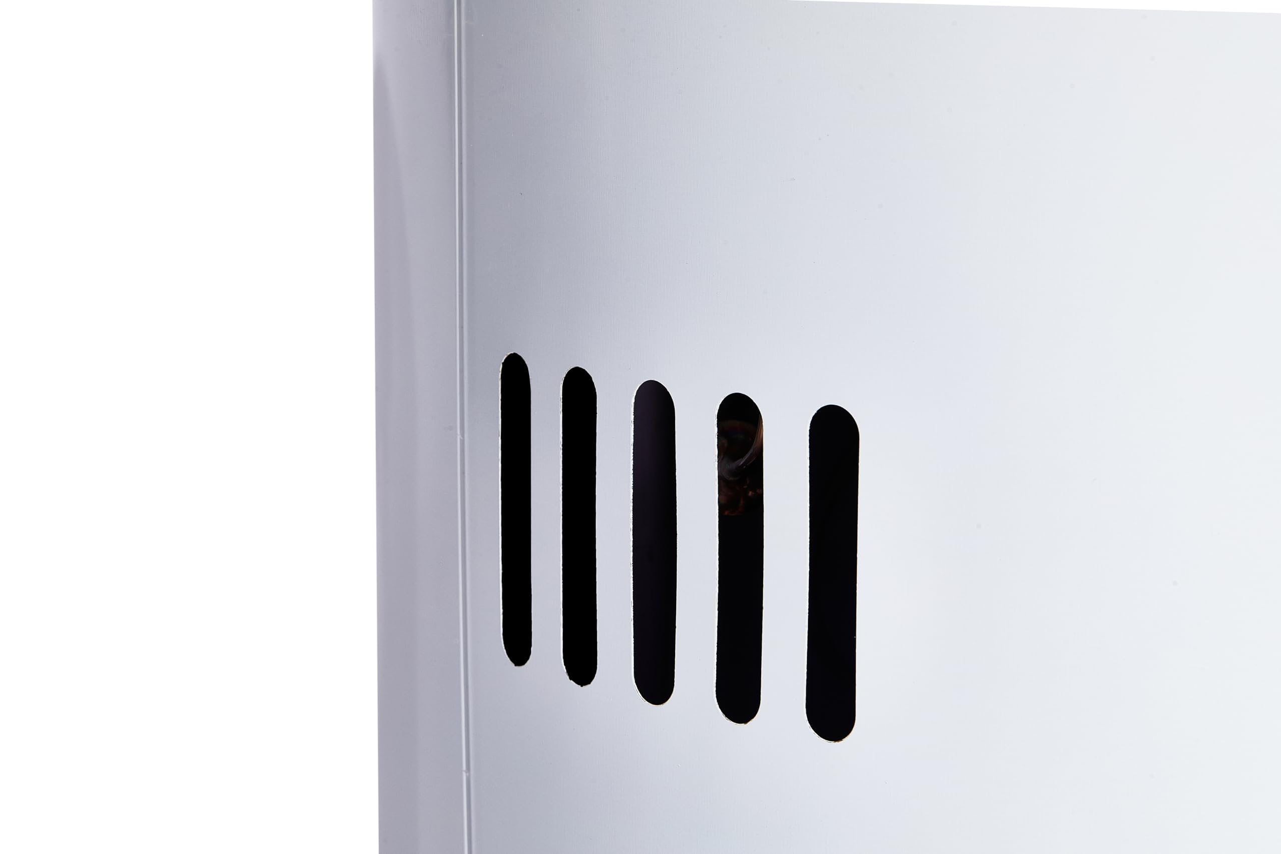 METRO Professional Party-Cooler/frigo bibite su ruote, HCR40, plastica/vetro temperato, Ø 44.2 x 74.5 cm, 34 L, con 4 ruote, ideale per lattine, bianco