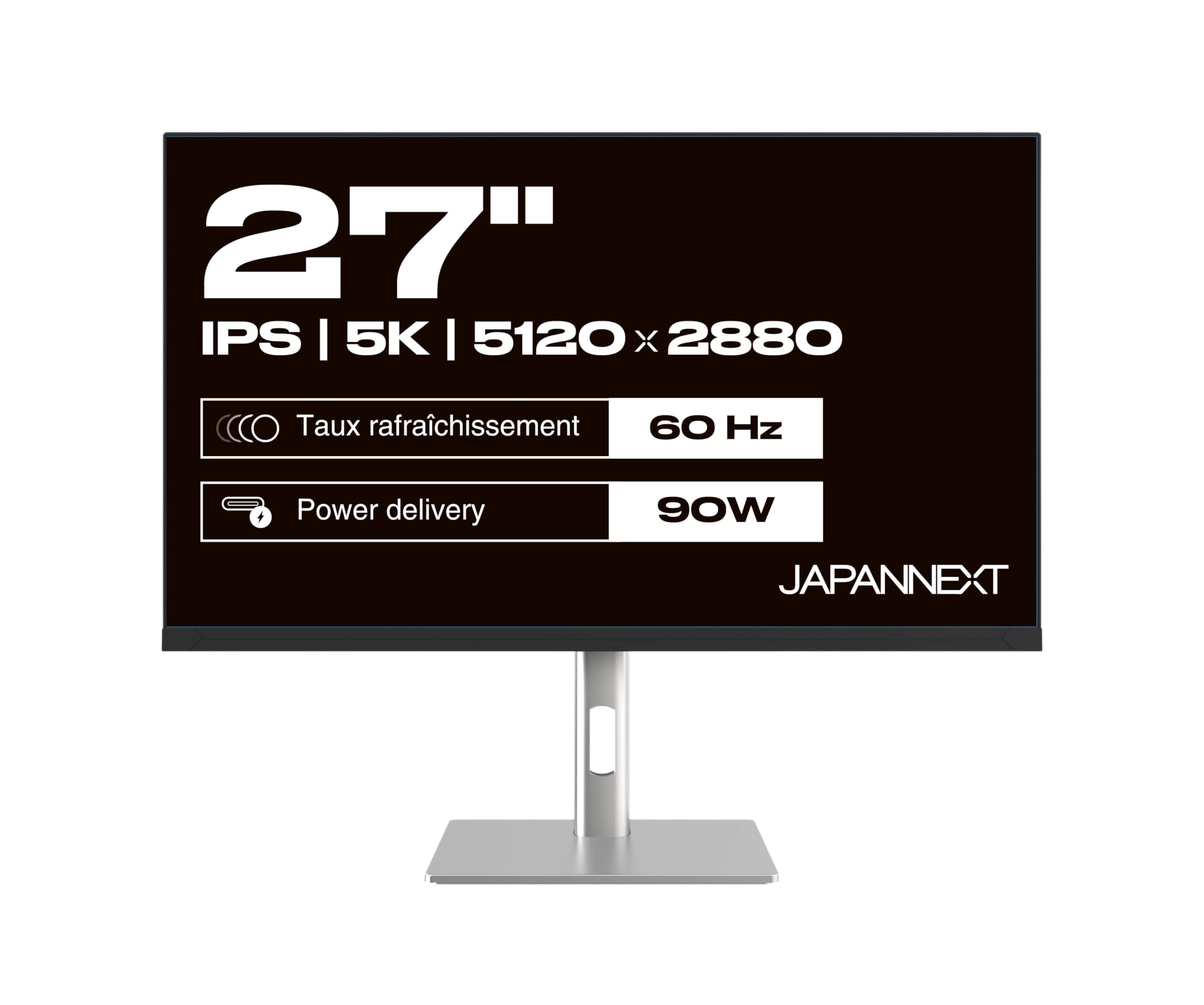 JAPANNEXT 5K 27インチ 昇降式 JN-IPS275K-HSPC9 JAPANNEXT 27インチ IPSパネル搭載 5K(5120x2880)解像度 液晶
