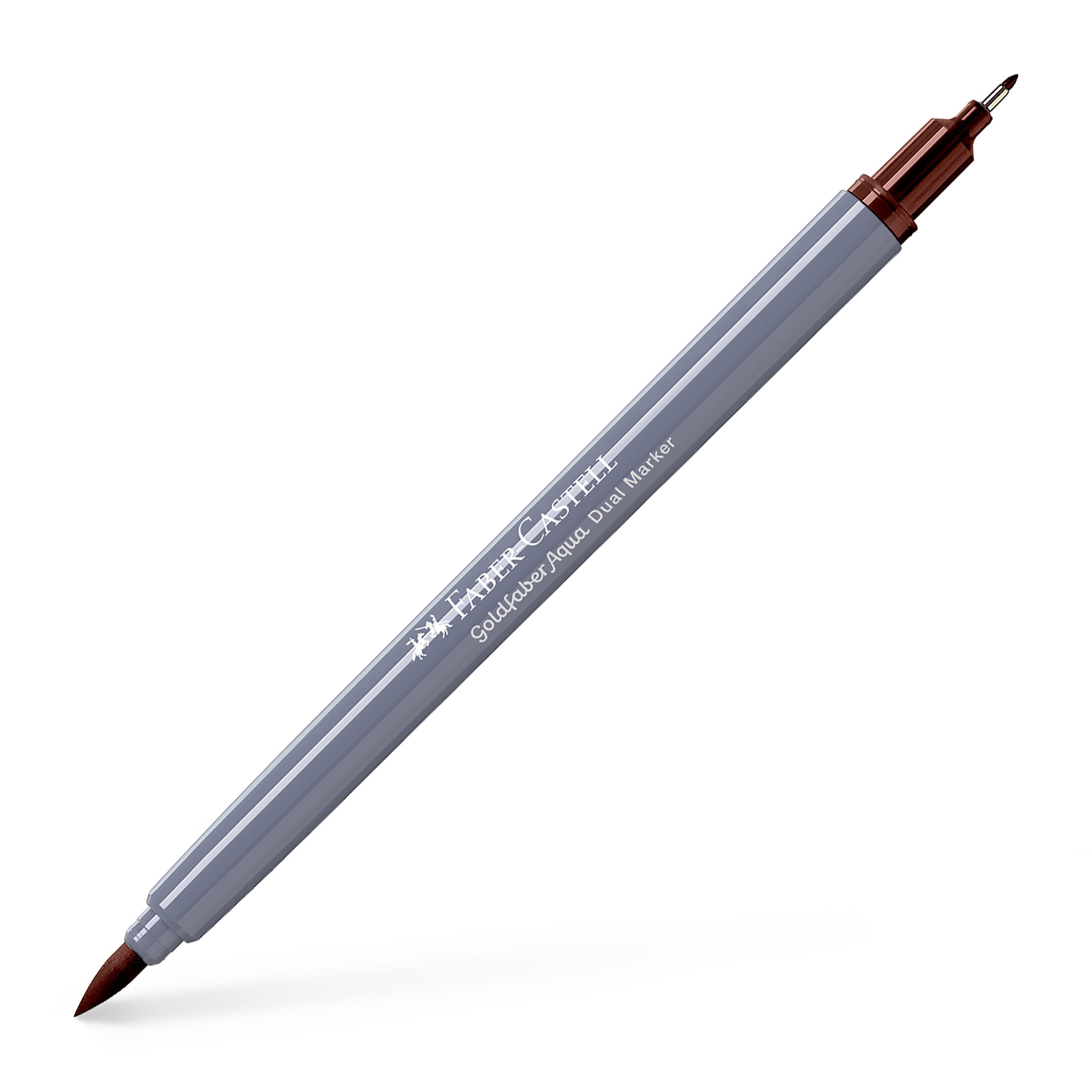 Faber-Castell Creative Studio Goldfaber Aqua Dual Marker, Burnt Siena, Single Marker, Art, Craft, Drawing, Sketching, Home, School, University, Colouring