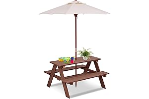 HONEY JOY Kids Long Table: Perfect for Outdoor Fun and Learning