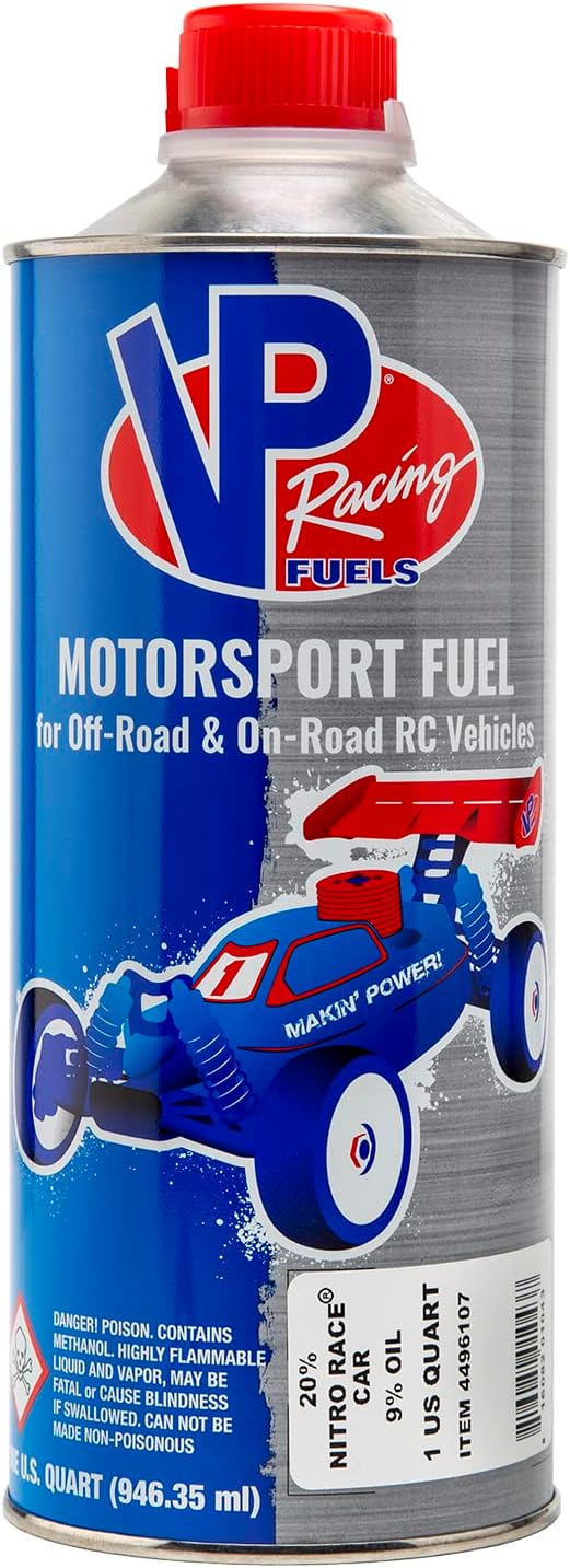 VP Racing Fuel PowerMaster Car 20% Nitro 9% Synthetic Castor Oil (2 Quart)