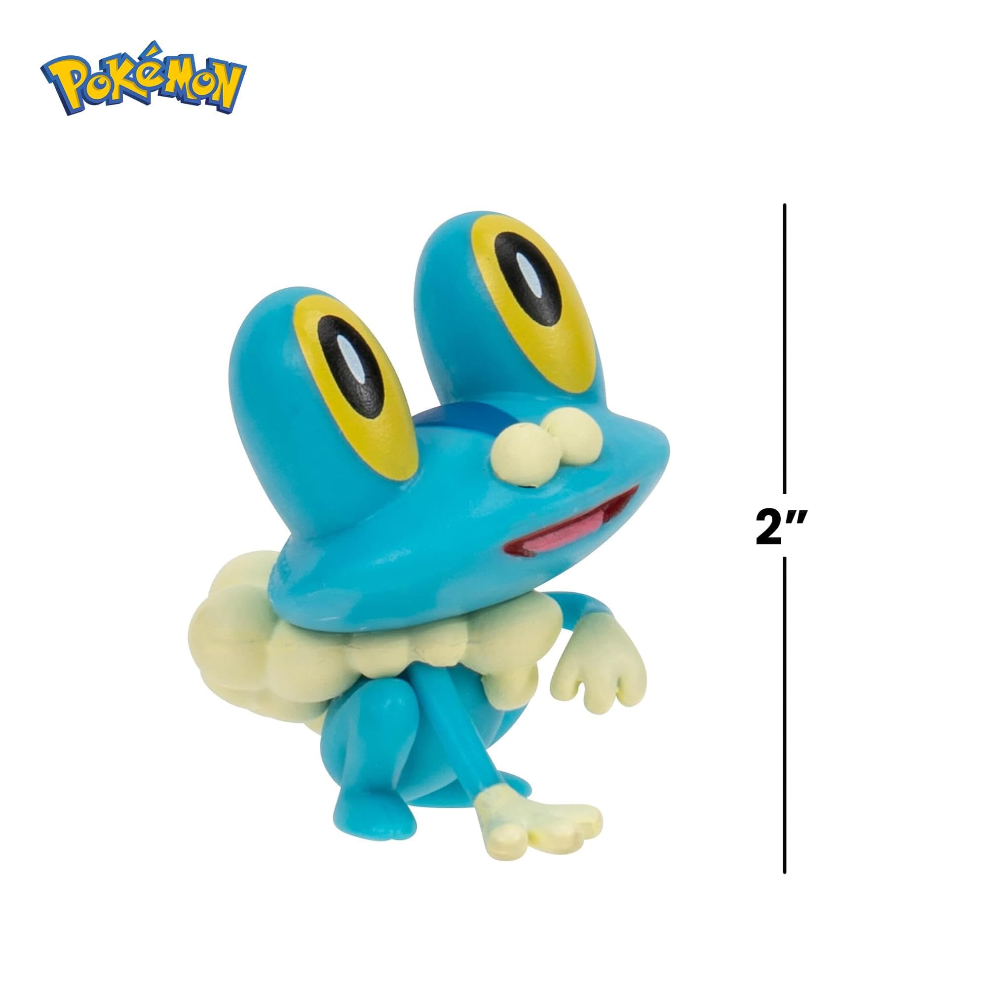 Pokémon PKW3133 – Clip'n'Go Poké Balls – Froxy & Pokéball Ufficiale Poké Ball con Personaggio di 5 cm