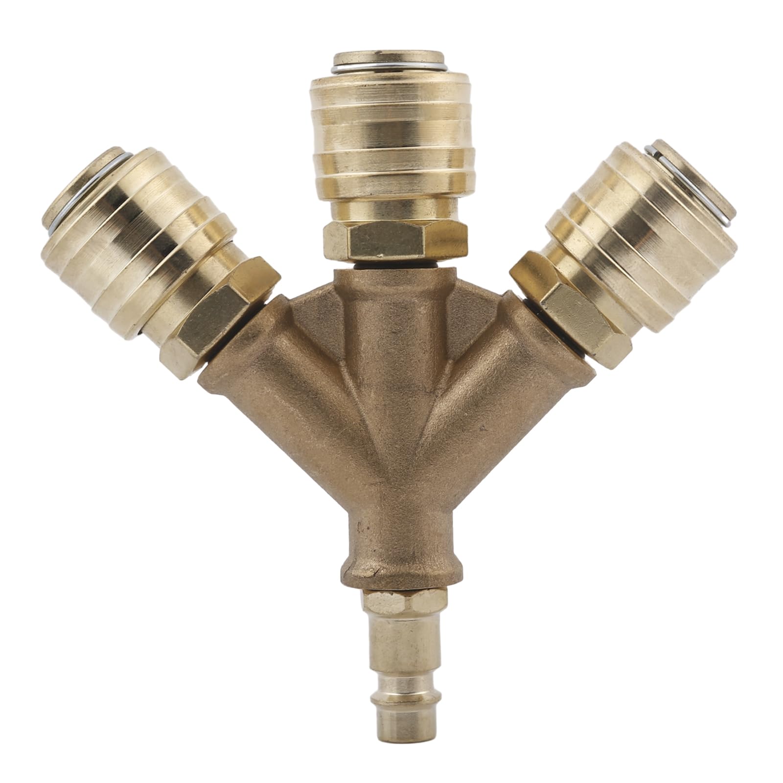 Msioytog Multicolor Professional 1 / 4Inch Air Hose Quick Release Distributor Ydistributor Air Distributor Compressed Switches Brass Alloy Couplers