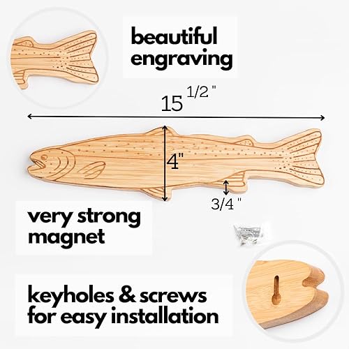 Miniatura 10 de Soporte para cuchillos mangetic de alta calidad para pared, imán grabado de 16 pulgadas para cuchillos, a rayas magnéticas de cocina, diseñado en