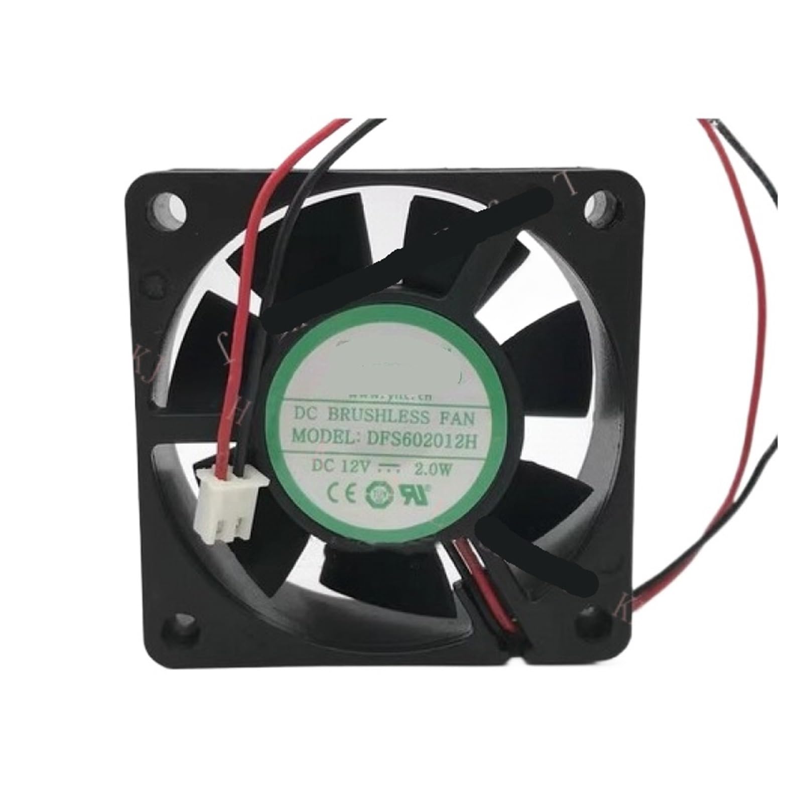 LWJYIPETZQ 6020 DFS602012H DC12V 2.0W 2-wire 6CM Cooling Fan
