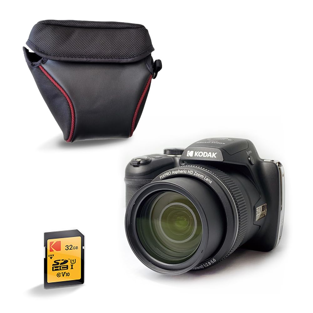 KODAK Pixpro Astro Zoom AZ528 - Cámara Digital Bridge, Zoom X52, Gran Angular de 24 mm, 16 megapíxeles CMOS, LCD 3", Wi-FI, ráfaga de 6 i/s, Control inalámbrico