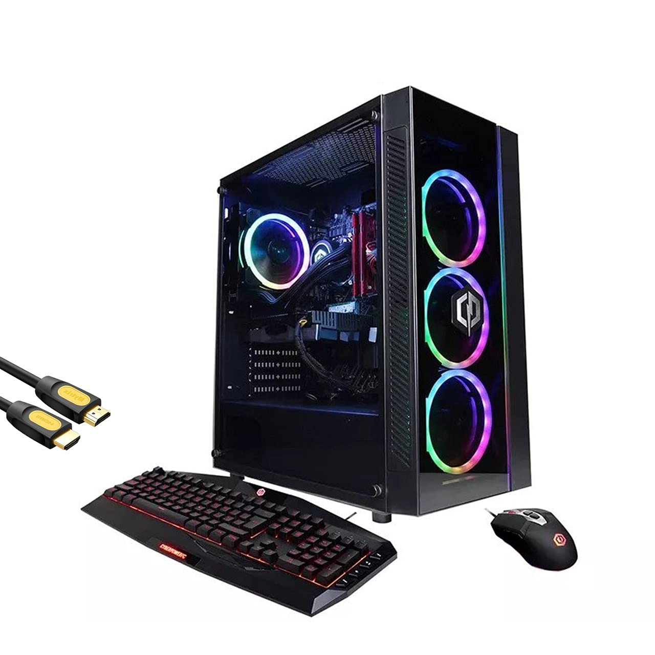 Mytrix 3060 VR Gaming Liquid Cool by Cyber-PowerPC Desktop, Intel 6-Core i5-10600KF, GeForce RTX 306