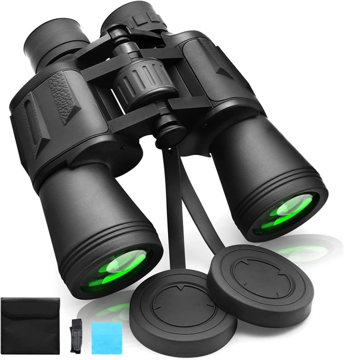 Binoculars for Adults 20x50 High Power Low Light Waterproof HD Compact Binoculars,BAK4 Prism FMC Lens for Bird Watching Hunting Travel Football Stargazing
