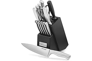 Cuisinart 15pc Ultra Ultra-Sharp Cutlery Knife Set with Storage Block