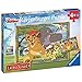 Ravensburger Italy- The Lion Guard Puzzle per bambini-2x24 Pezzi, Multicolore, 09104