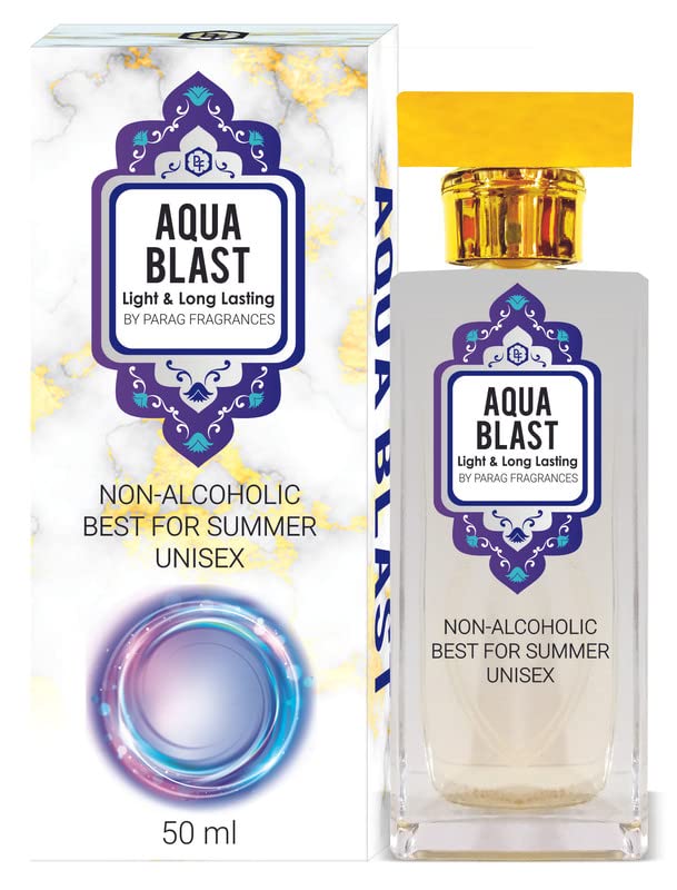 Parag Fragrances Alcohol Free Perfume Spray / 0% Alcohol & Extreme Long Lasting (Aqua Blast)-image-2