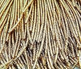 COLOR – Gold IBA Indianbeautifulart Metallic Gold Bullion Rugueux Purl Crafting Robe Brodee Fil par 100 gm