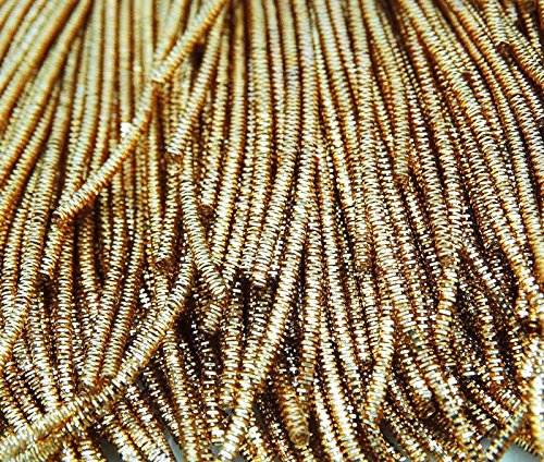 IBA IndianbeautifulartTema metalico lingotes de Oro en Bruto Purl Hacer a Mano Vestido Bordado por 100 gm Cover
