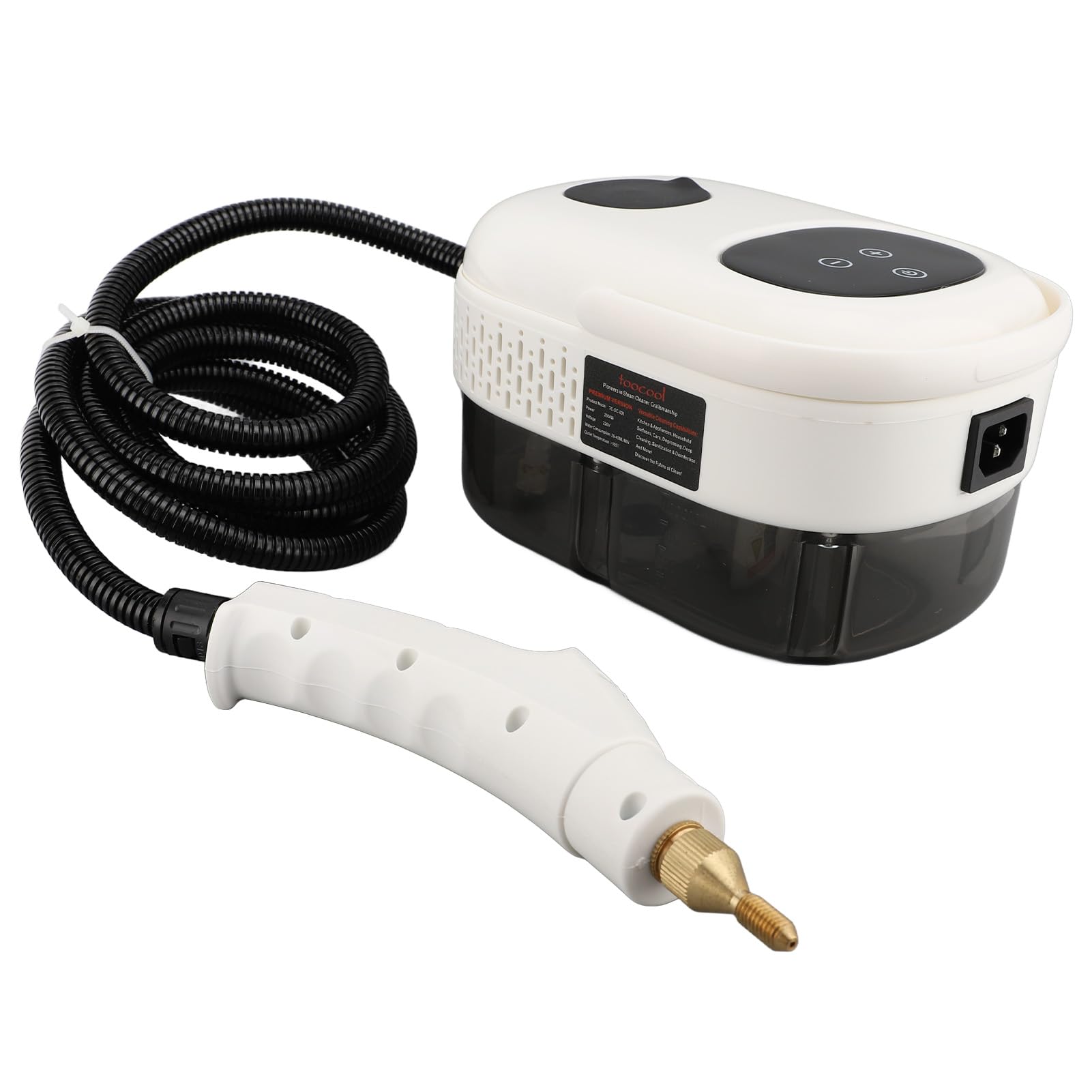 2500W Handheld Steam Cleaner, High Pressure High Temperature Steam Cleaner Intelligent Steamer with Professional Pressurized Steaming Machine for Home (US Plug 110V)