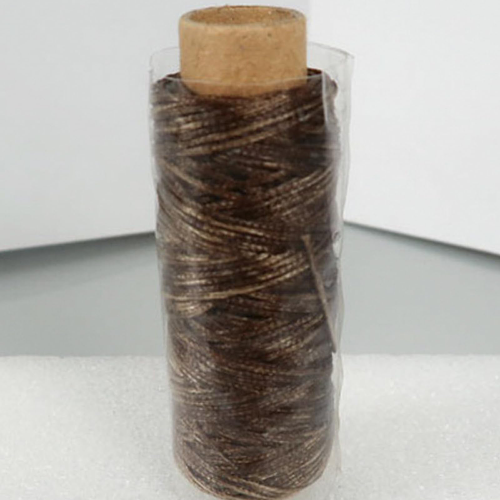 Hilo de Coser de Cuero 150D,Hilo Encerado para Costura de Cuero,encuadernación,Manualidades,Hilo de Coser de 0,8mm de diámetro