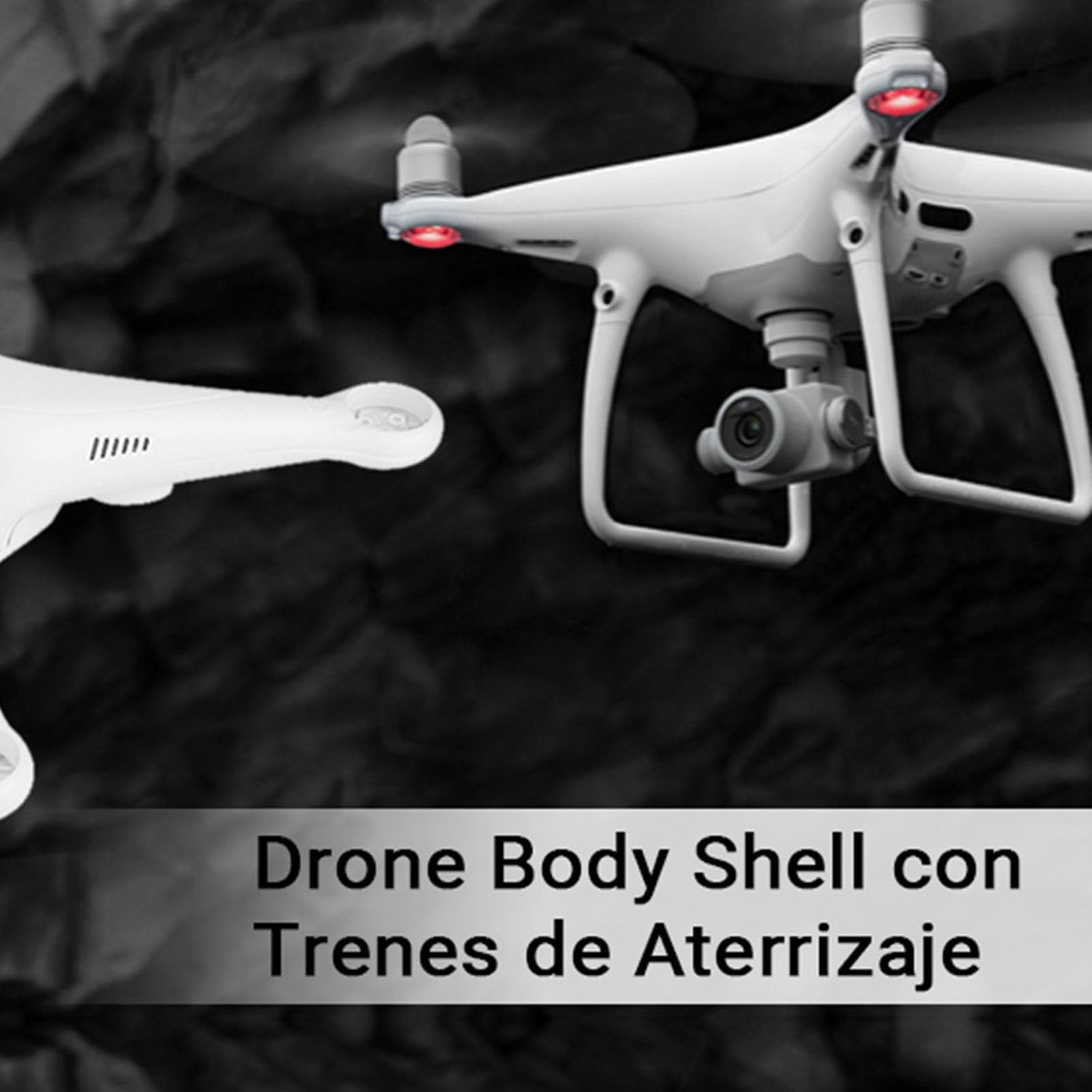 Telaio a scocca del Drone, Carrello di atterraggio del Guscio Inferiore Superiore a scocca, Sostituzione del Telaio a scocca per Professionisti avanzati