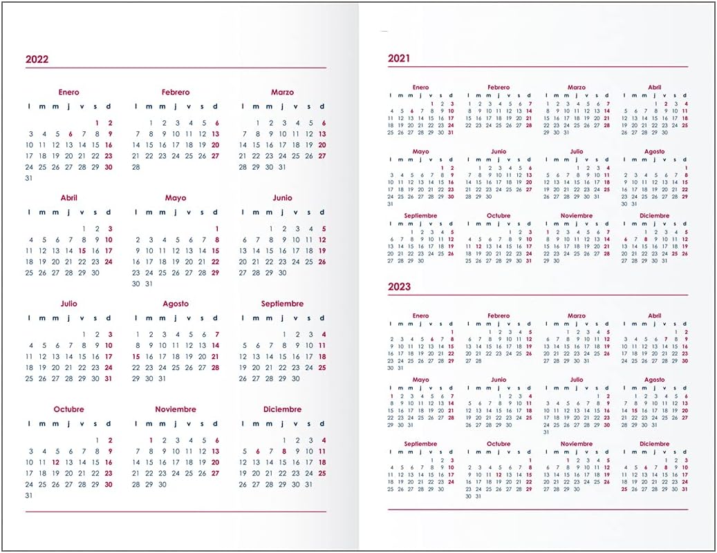 Dohe - Gloss Diary - Day Page - 12.5 x 18 cm - Peach