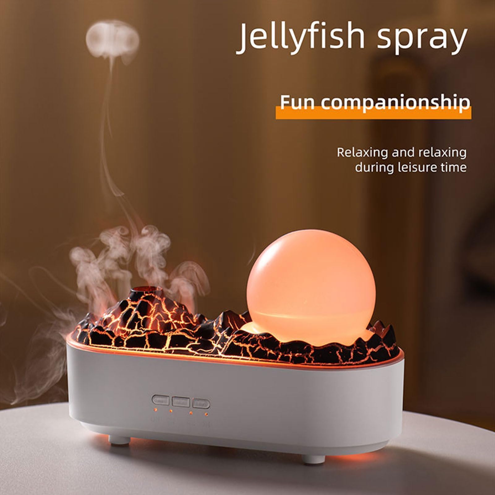 Diffusore di oli essenziali, umidificatore per aromaterapia, 200 ml, con timer, spegnimento automatico, ideale per camera da letto e ufficio