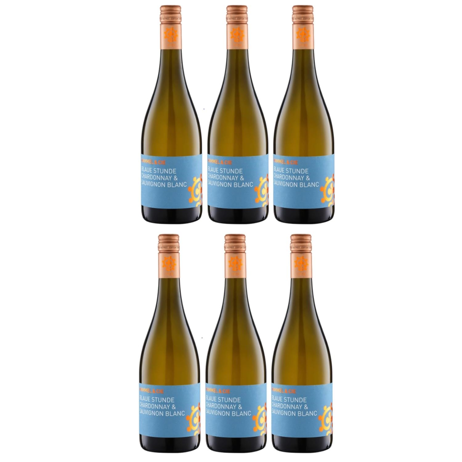 Weingut Hammel Blaue Stunde Chardonnay Sauvignon Blanc Weisswein weiß trocken Deutschland inkl. FeinWert E-Book (6 x 0,75l)