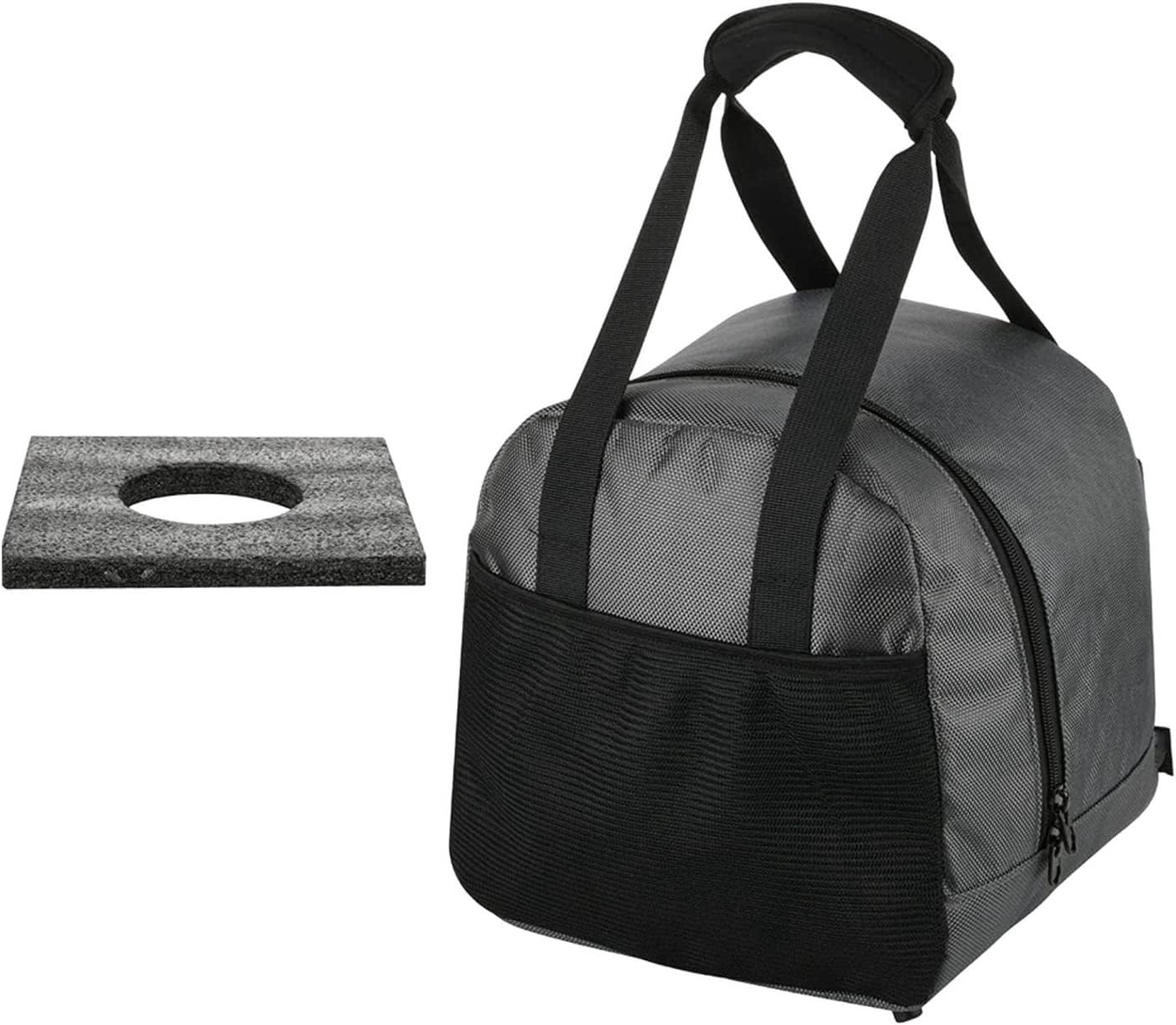 Single Ball Bowling Bag Bowling Ball Bag for Single Ball, Single Bowling Ball Tote Bag with Padded Ball Holder, Tenpin Bowling Ball Bag, Durable & Waterproof Oxford Bowling Bag