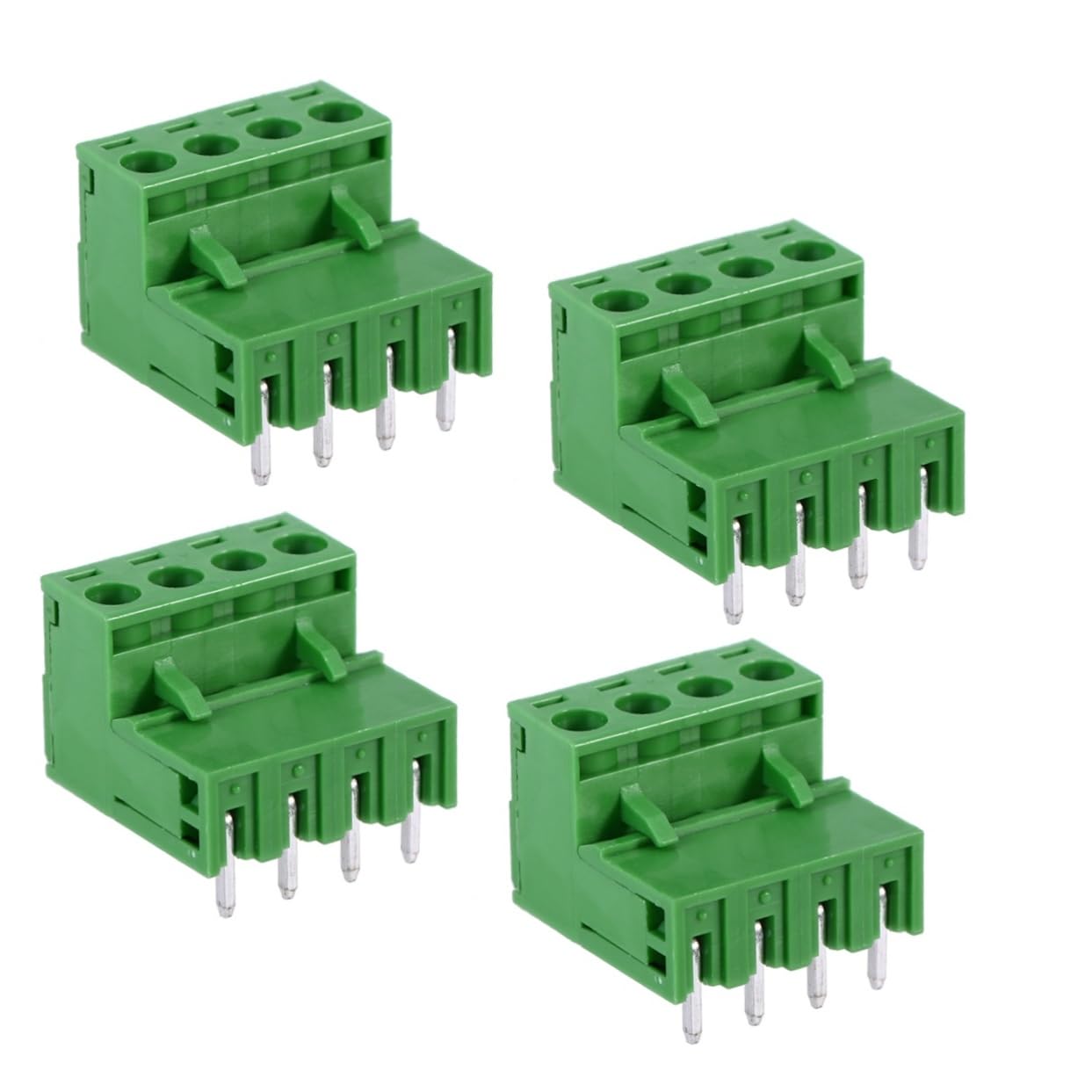 SOLUSTRE 3piezas Conector Pcb Terminal Block Pines Rectos Conector De Placa De Circuito Terminales De Bloque Para Aplicaciones Eléctricas Resistente Temperaturas De Paquete