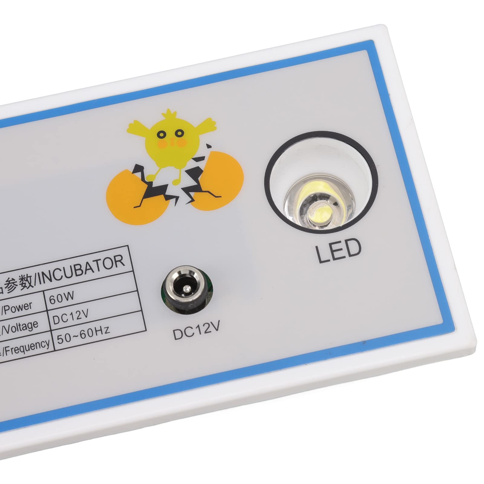 Termostato de incubadora automático de plástico, 60W, 12V, controlador de temperatura para Mini accesorio de incubadora