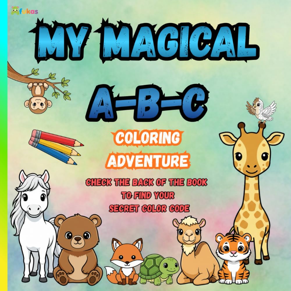My Magical Alphabet Coloring Book: A Fun Color by Code Adventure for Kids Aged 4–8
