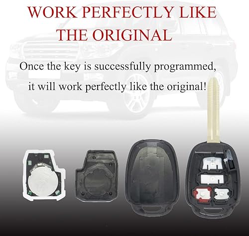 Miniatura 6 de MechanMagic Llavero de repuesto para Toyota Corolla 2014-2019/Camry 2014-2017/Tacoma 2016-2018 HYQ12BDM Control remoto de entrada sin llave HYQ12BEL