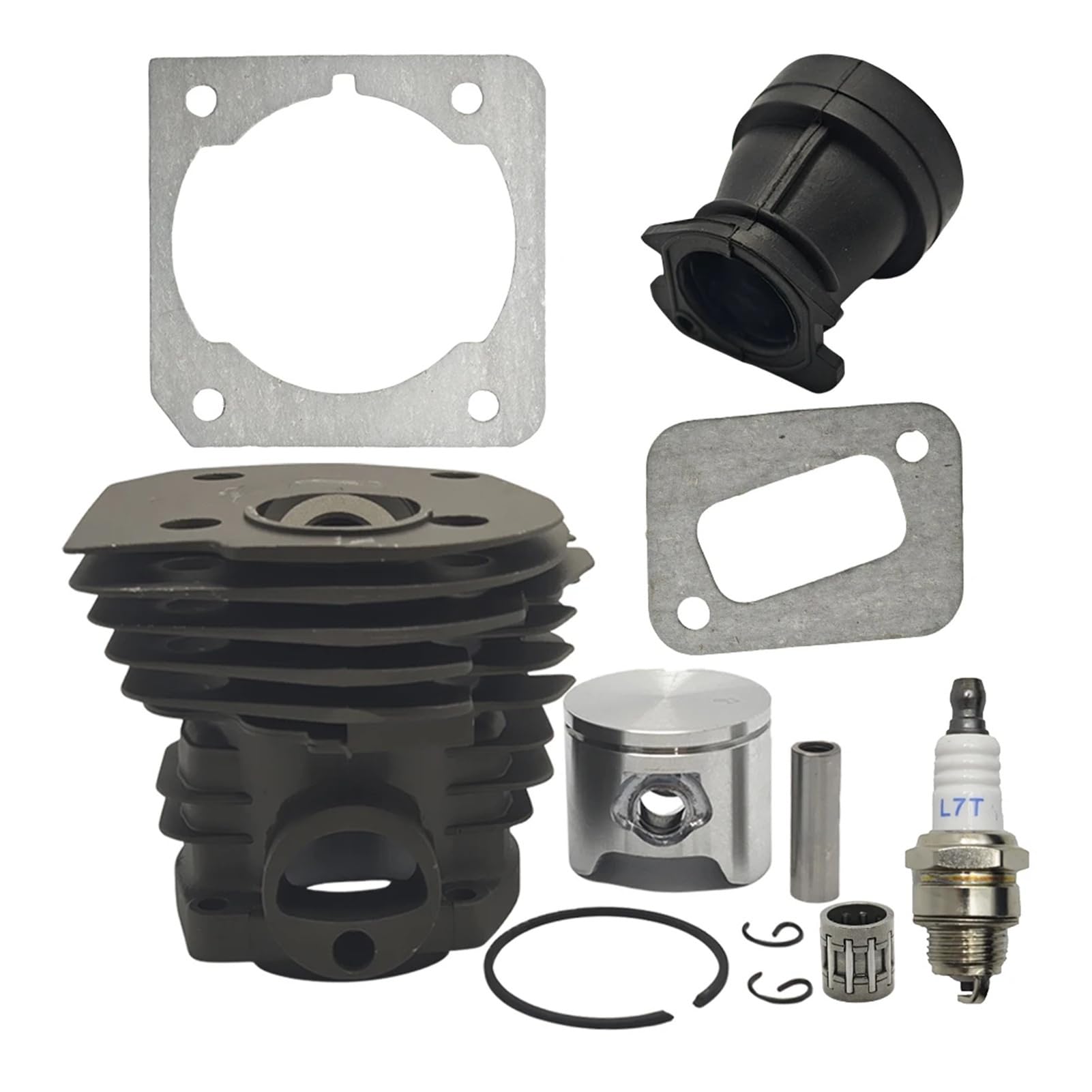 Kit de pistón de Cilindro Nikasi de 44mm for Husqvan 340 345 346 346XP 350 351 353 Junta de colector de admisión Bearin Piezas de Motor Chainsa