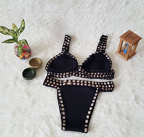Maillot de bain tricoté main ZUBJN | Bikini split d'exception