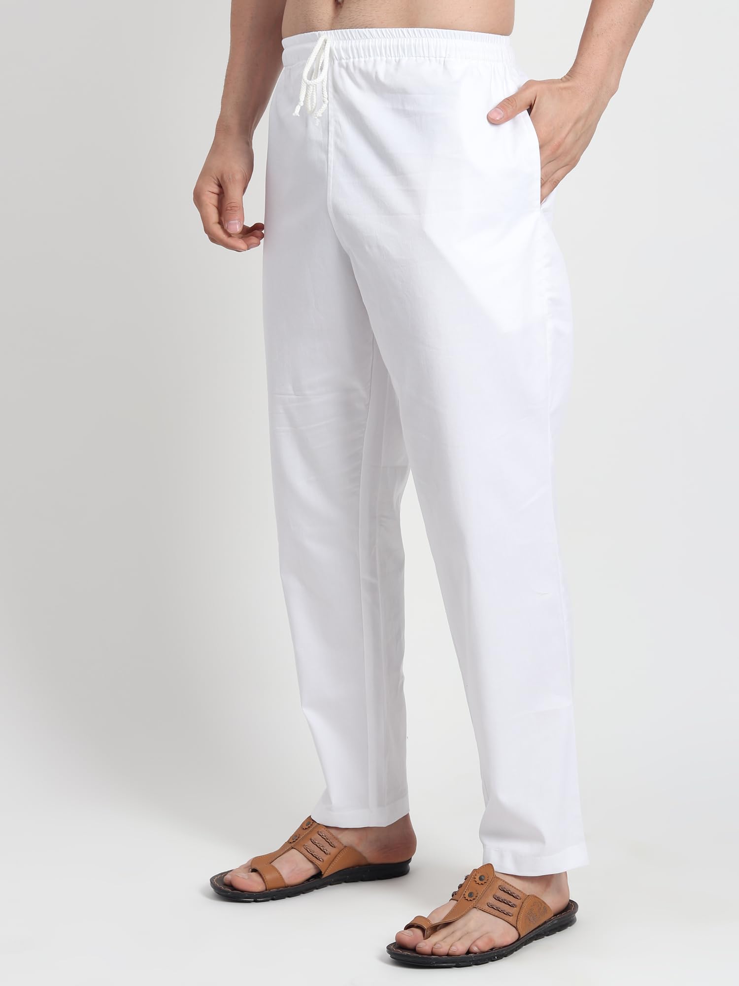 dastekarigar White Pyjama for Men, Pajama for Men Cotton, Pyjama Set for Men, Cotton Pyjamas for Men, White Pajama for Men, Night Pajama-picture-11