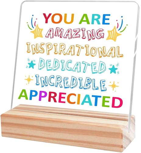 Vista 11 de Letrero de amor de acrílico con soporte de madera para el hogar, habitación de niñas, dormitorio, estante de mesa, decoración A320