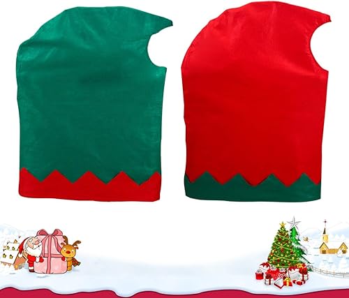 Miniatura 3 de Happyyami 2 piezas de decoración de nomes de Navidad, decoración de Navidad, funda de silla para decoración del hogar, decoración de Navidad,