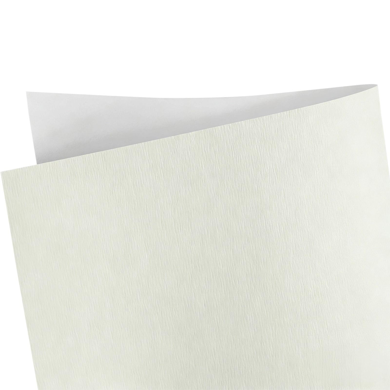 Packool 20 Pcs A4 Printable Sticker Paper, Customizable for Labels, DIY, Decorative Printing, 8.3 x 11.7 in / 21 x 29.7 cm, Inkjet Compatible, with Natural White Tree Fiber Texture