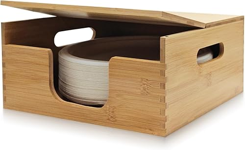 Miniatura 8 de Soportes para platos de papel con ranuras a presión, soportes de plástico de 10.5 pulgadas, reutilizables, 4 colores resistentes, para picnic,