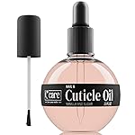 C CARE Vanilla & Sugar Cuticle Oil For Nails - Repairs Cuticles Overnight - Moisturizes and Strengthens Nails and Cuticles - Dropper & Brush included - 2.5oz