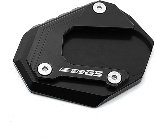 for BMW F850 GS F 750 850 GSA F850GS F750GS 2018-2022 Motorcycle Kickstand Enlarger Pad Plate Side Stand Extension Color Black F850GS