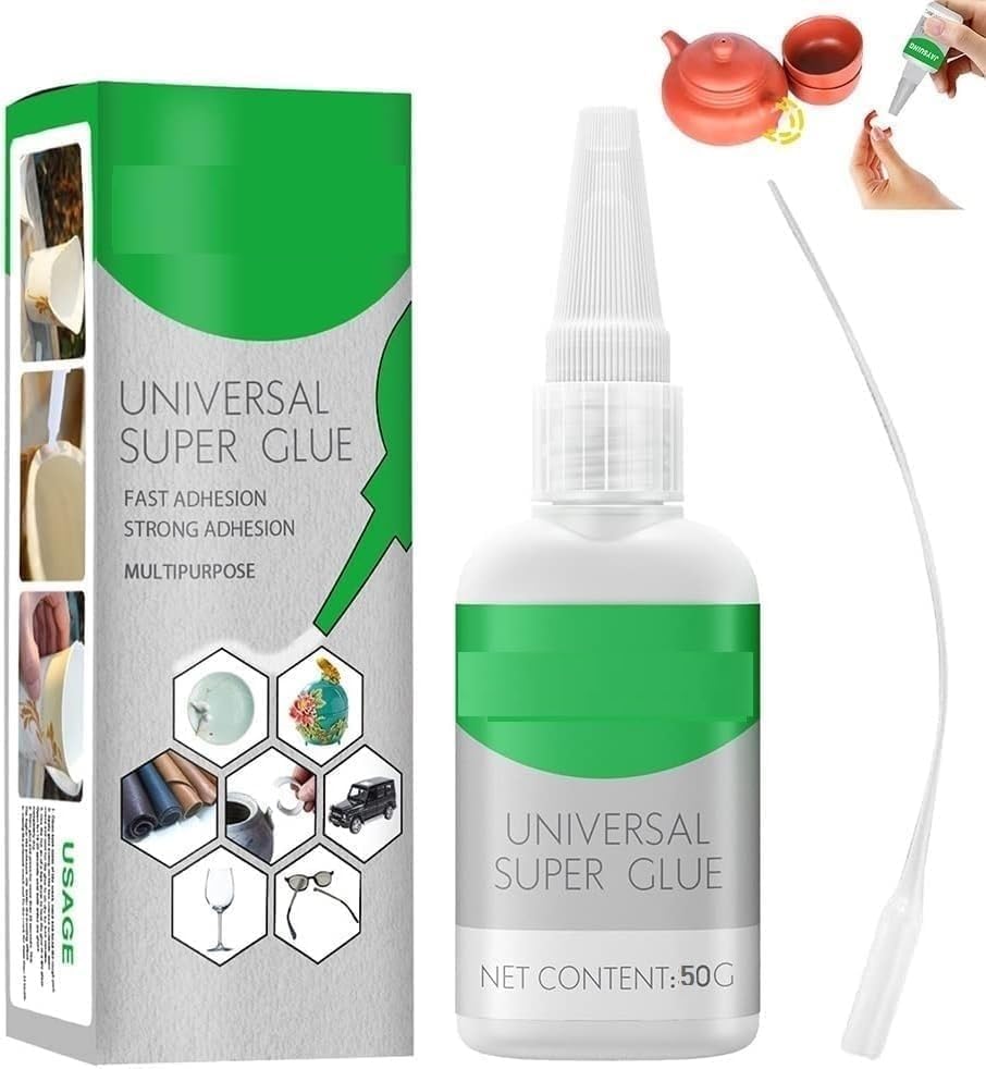 Universal Super Strong Instant,Quick Dry Welding, High Strength Oily Glue, Waterproof Quickly Repair Glue Applied to Plastic,Wood,Metal, Glass,Shoes