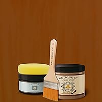 Vista 90 de Retique It Kit de acabado para encimera de madera – Vaya más allá de la imitación de madera con imprimación base de madera líquida y tintura en gel