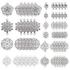 60Pcs 10 Styles Silver