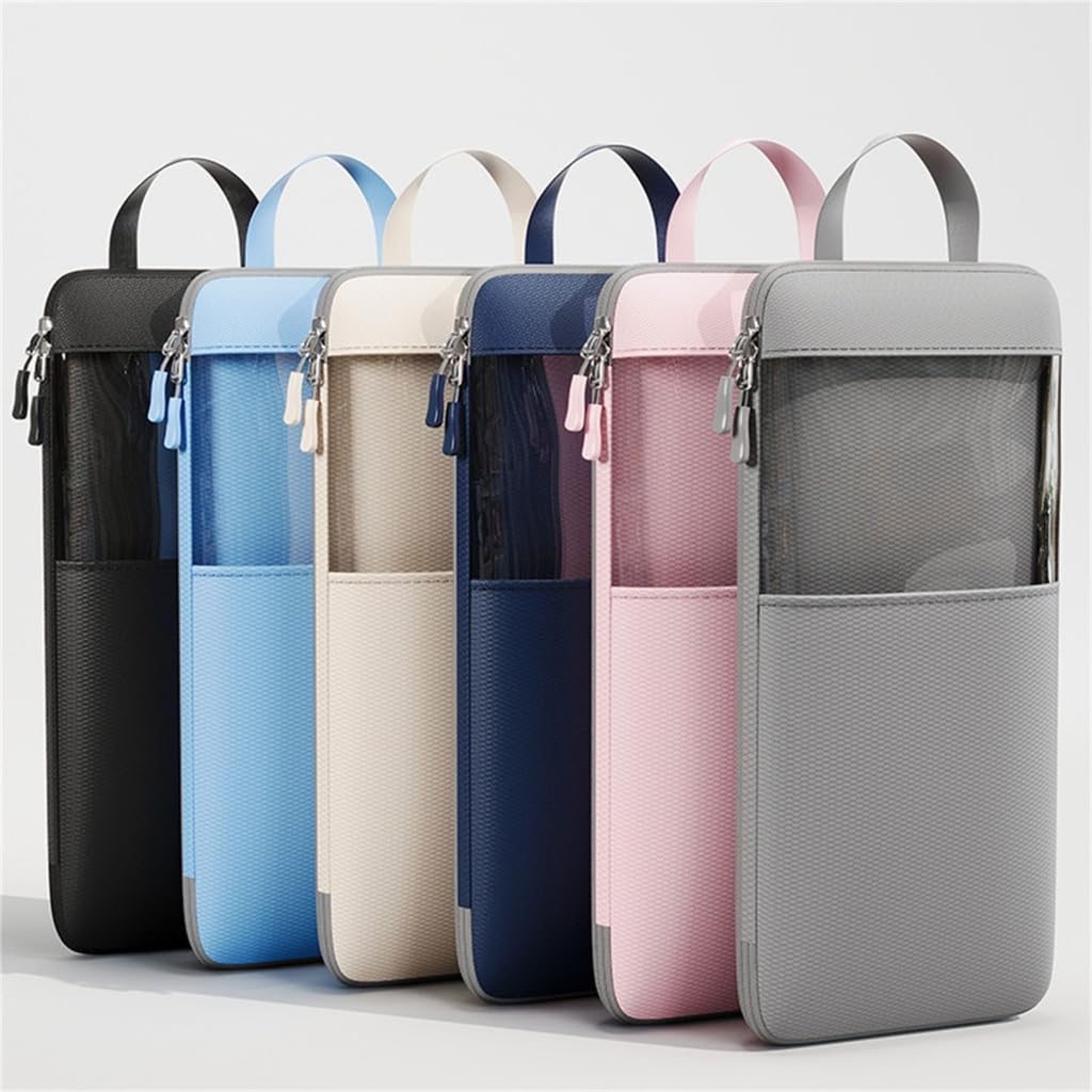 Lot de 4 organiseurs de bagages portables de compression pour sacs à dos et valises