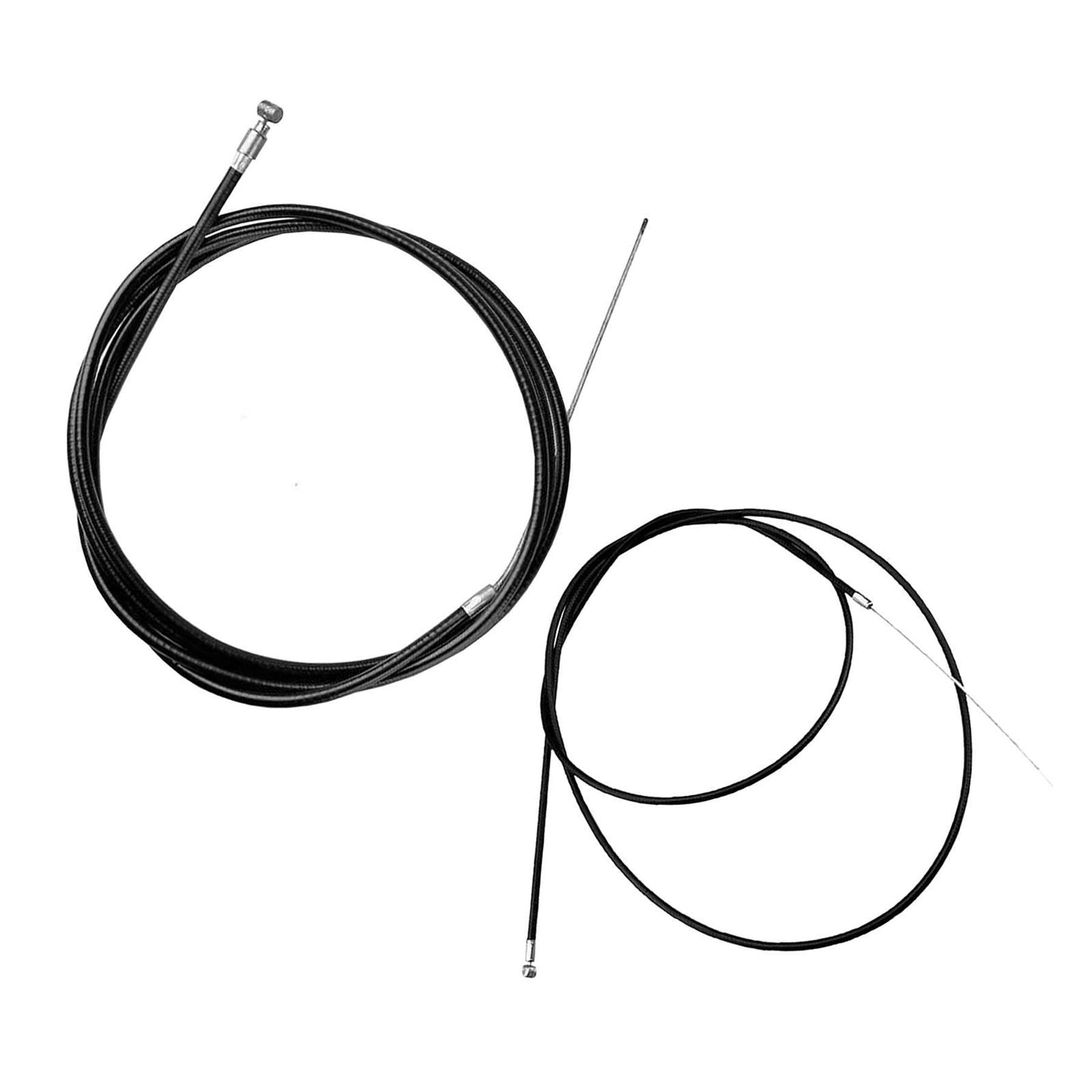 Laxzo ® Bike Bicycle Cycle Brake Cable Set Front and Rear Cable Set Inner and Outer Cable Set Friction Free Galvanized Cable Set for BMX MTB Bikes
