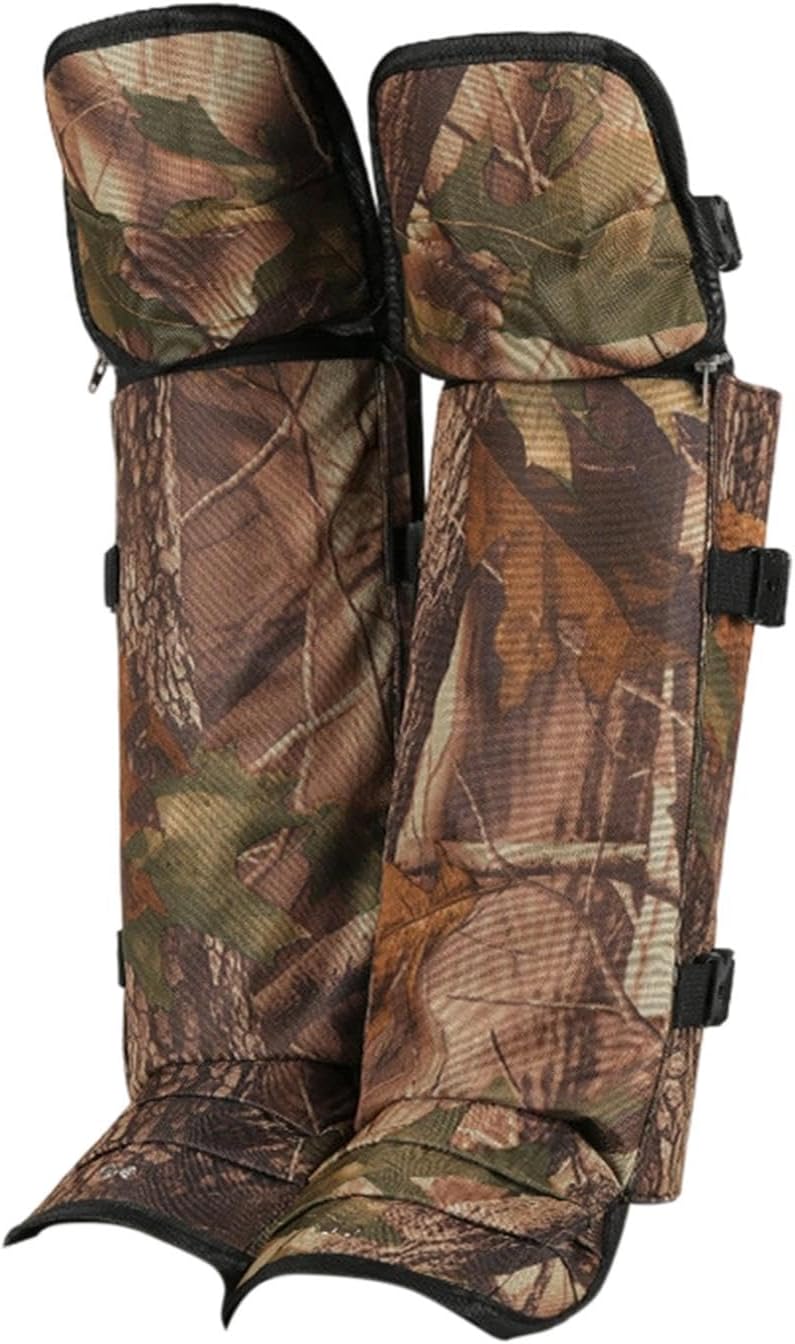 Leg Gaiters for Hiking Boots - Lightweight Adjustable Water-Resistant Shoe Covers for Winter Outdoor Travel Walking Mountaineering