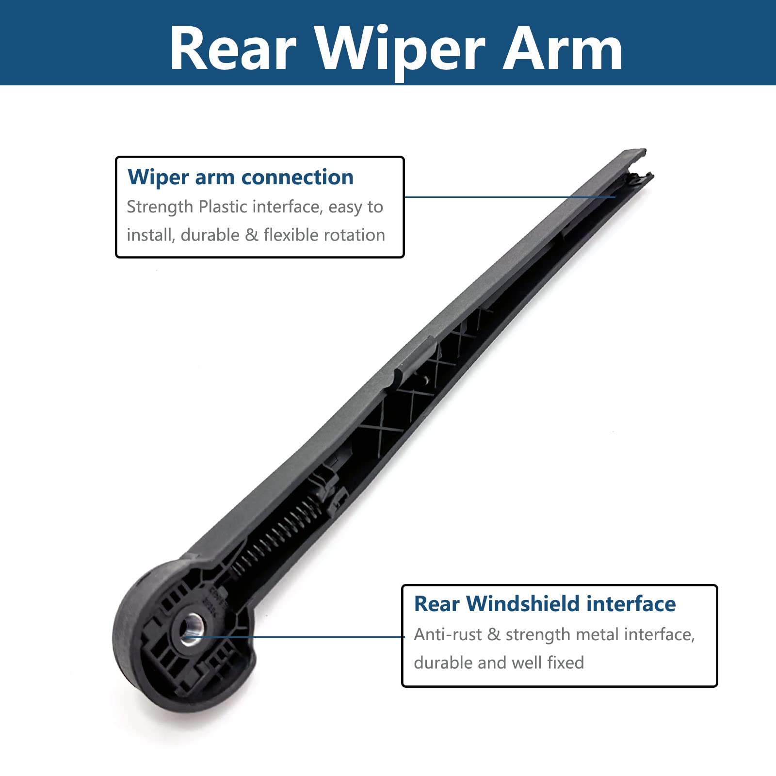 Ensemble De Balais D'essuie Glace Arrière Et Bras Grand Cherokee Wh 2005 2011 MA - Foto 3