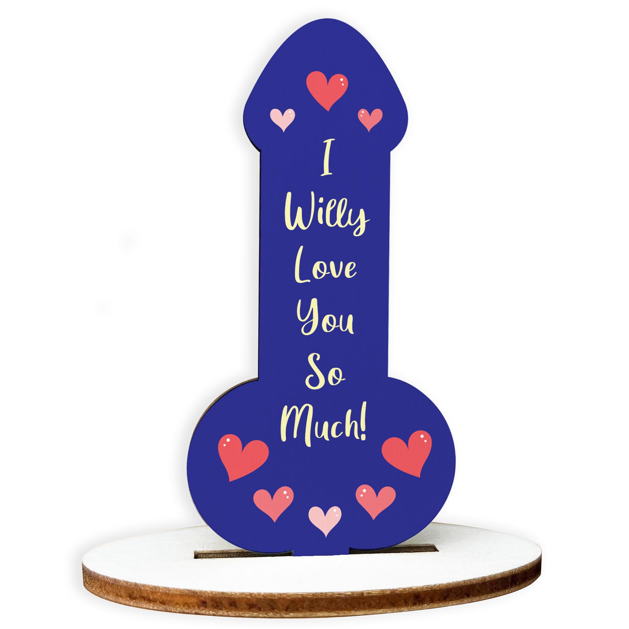 Red Ocean Funny Gift For Her, Rude Wood Plaque For Women, Friendship Gift For Best Friend, Funny Christmas Girlfriend Wife Gifts, Birthday Gifts For Women Her