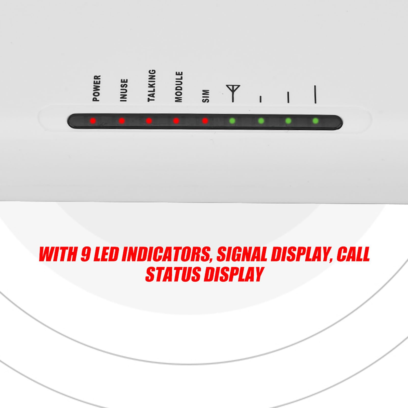 gsm Gateway analogico, terminale senza fili, modulo GSM Quadband 850/900/1800/1900 MHz, supporto ricezione di telefono fisso, sveglia, scatola di registrazione (spina UE)