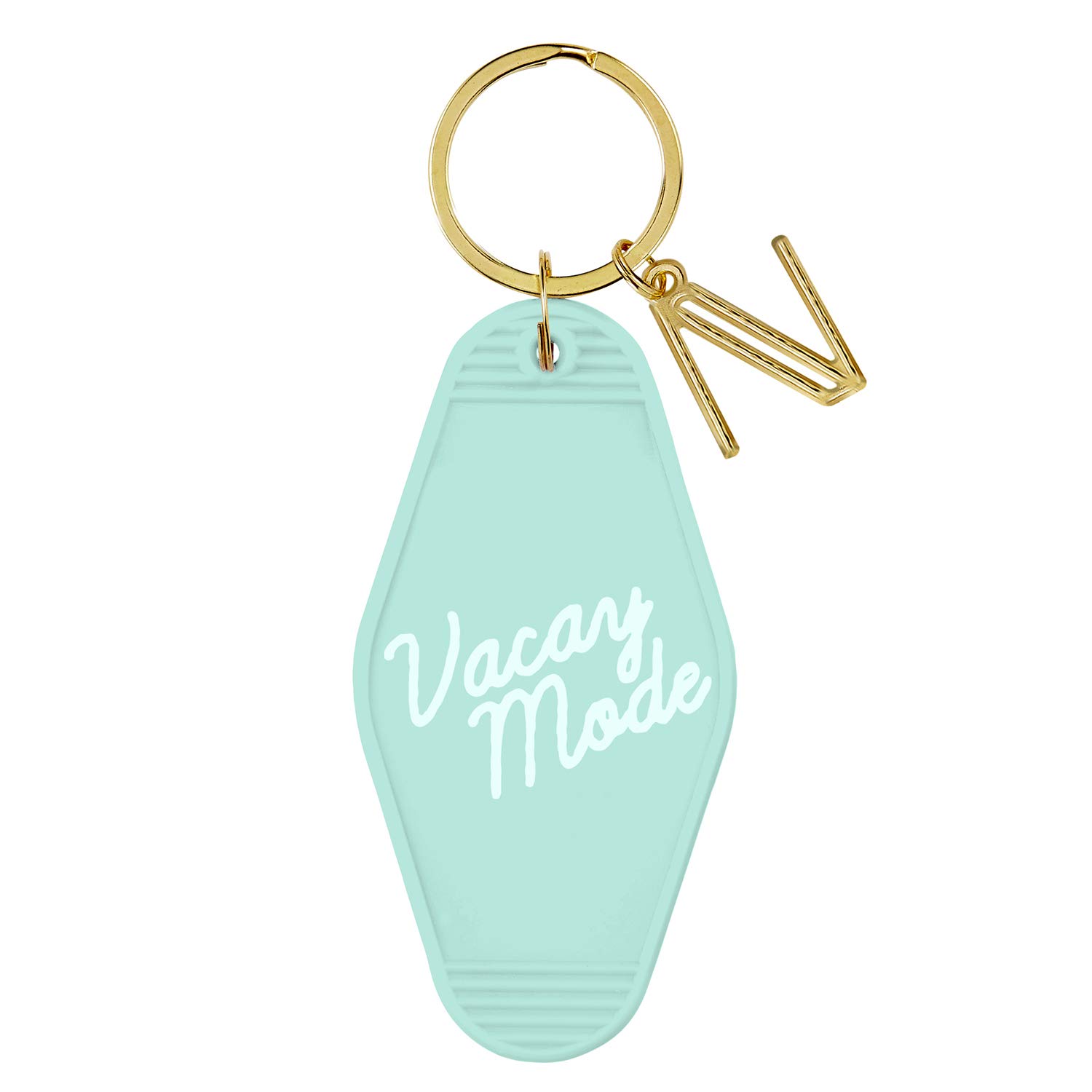slant collectionsSlant Collections Vintage Style Motel Key Ring, Vacay Mode